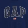 Dětské tričko s Gap Logo z těžké bavlny v volném střihu