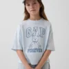 Dětské tričko s grafickým logem v oversized střihu