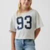 Dětské tričko s širokým výstřihem v oversized střihu