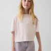 Dětské tričko s širokým výstřihem v oversized střihu