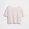 Dětské tričko s širokým výstřihem v oversized střihu