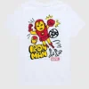Dětské tričko s krátkým rukávem a potiskem Marvel Iron Man Doodle v šortkách