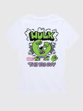 Dětské tričko s krátkým rukávem a potiskem Marvel: Neuvěřitelný Hulk ve stylu doodle