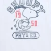 Dětské tričko s krátkými šortkami Peanuts Snoopy Phys Ed