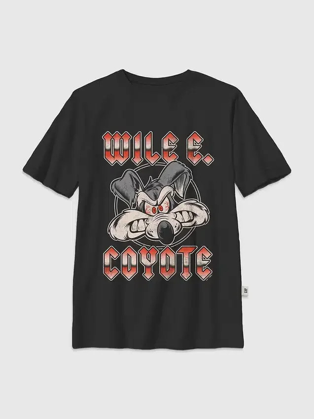 Dětské tričko s metalickým potiskem Wile E. z Looney Tunes