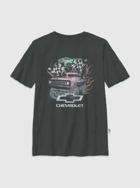 Dětské tričko s nadměrným potiskem „General Motors Pastel Trucks“