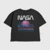 Dětské tričko s pastelovým vesmírným potiskem NASA