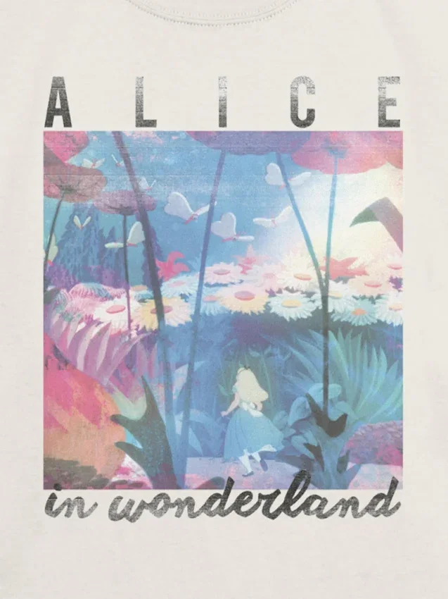 Dětské tričko s potiskem Alenka v říši divů