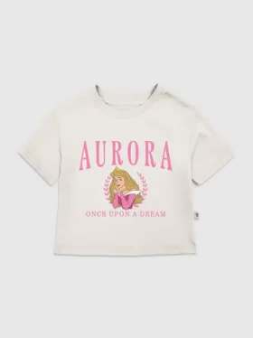 Dětské tričko s potiskem Aurora v univerzitním stylu