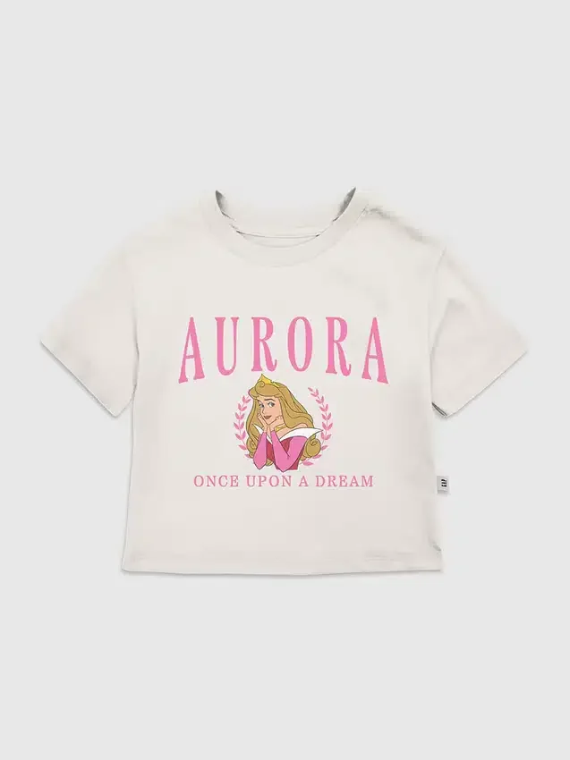 Dětské tričko s potiskem Aurora v univerzitním stylu