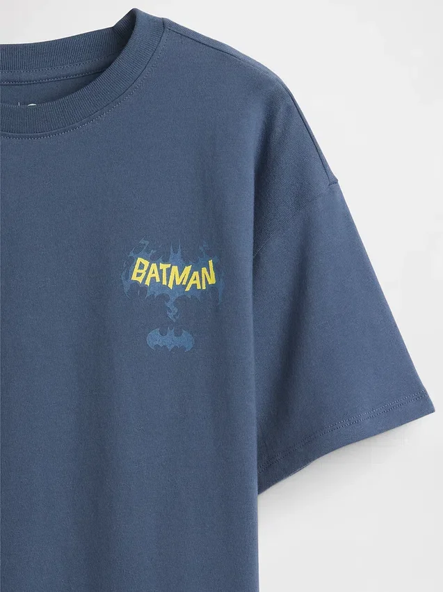 Dětské tričko s potiskem Batman v volném střihu