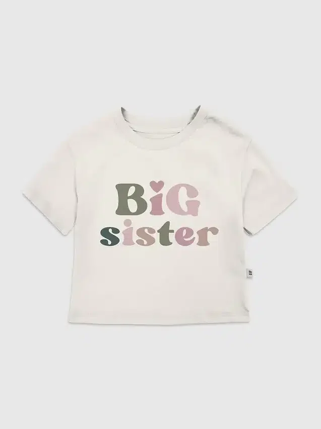 Dětské tričko s potiskem „Big Sister“