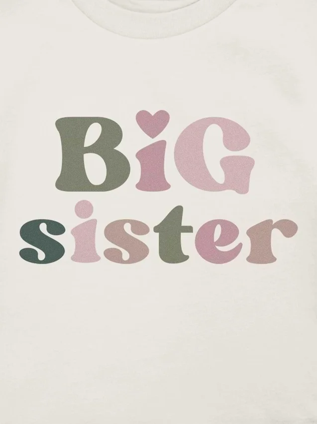 Dětské tričko s potiskem „Big Sister“