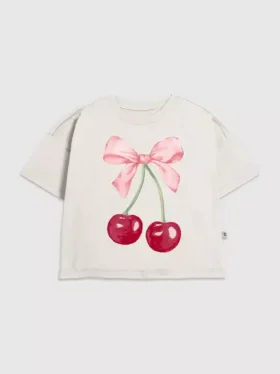 Dětské tričko s potiskem Cherry Bow
