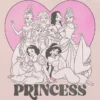 Dětské tričko s potiskem Disney Princess Heart