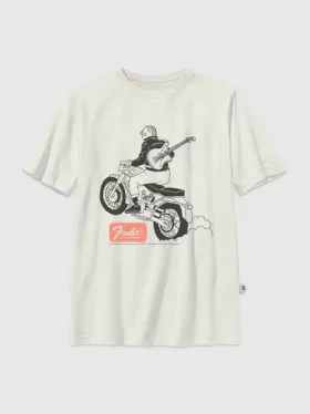 Dětské tričko s potiskem Fender Moto