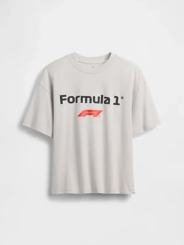 Dětské tričko s potiskem Formule 1 v oversized střihu