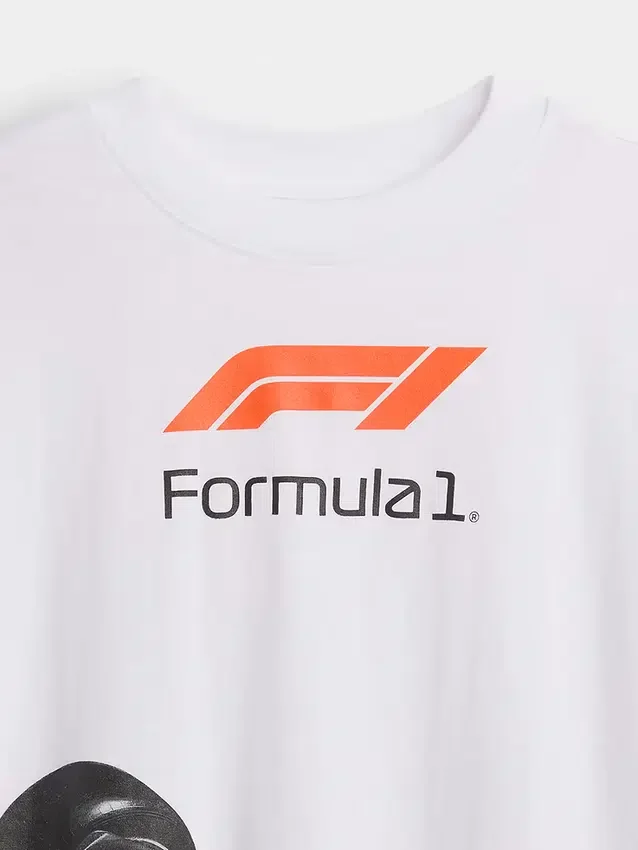 Dětské tričko s potiskem Formule 1 v oversized střihu