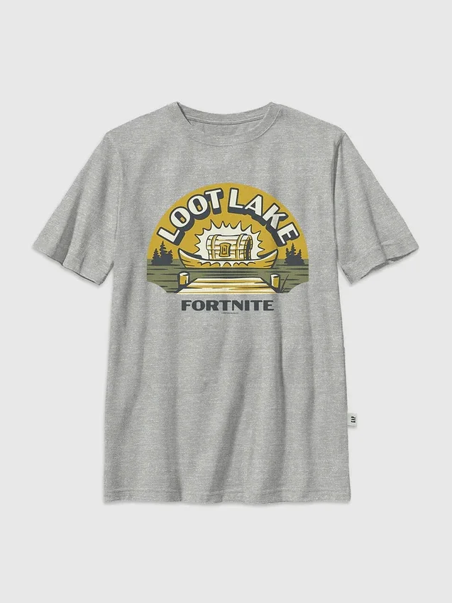 Dětské tričko s potiskem Fortnite Loot Lake