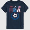 Dětské tričko s potiskem fotbalového dresu USA
