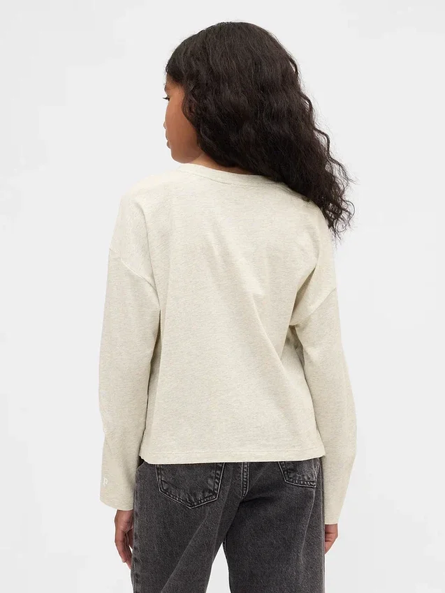 Dětské tričko s potiskem GAP × Disney v oversized střihu