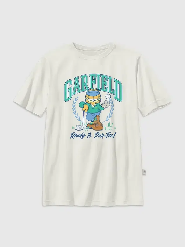 Dětské tričko s potiskem Garfield Golf