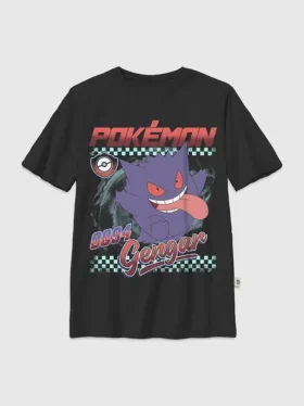 Dětské tričko s potiskem Gengar Racer z Pokémonů