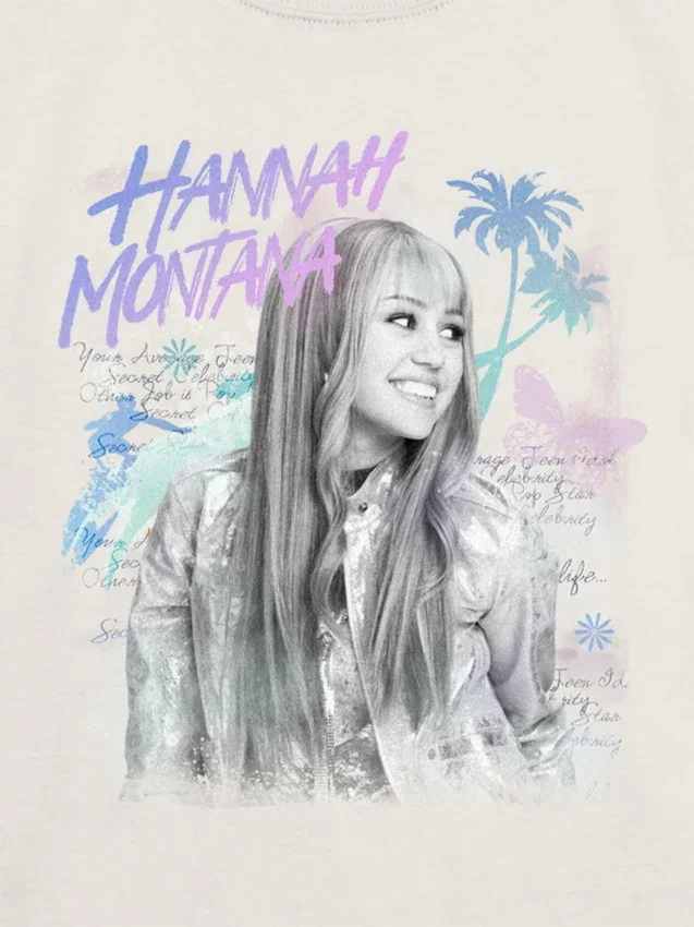 Dětské tričko s potiskem „Hannah Montana Beach Vibes“
