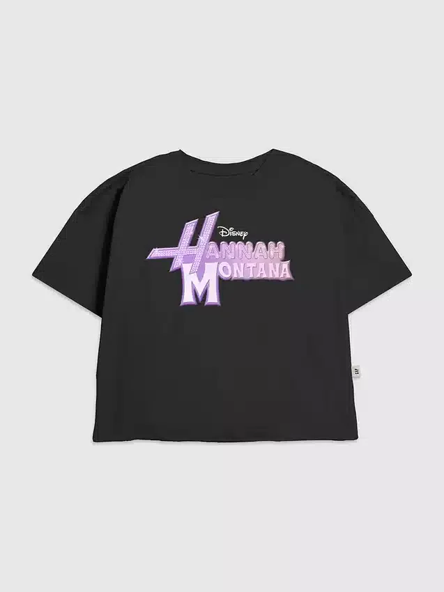 Dětské tričko s potiskem „Hannah Montana Glam Logo“
