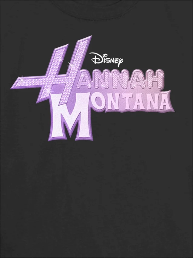 Dětské tričko s potiskem „Hannah Montana Glam Logo“