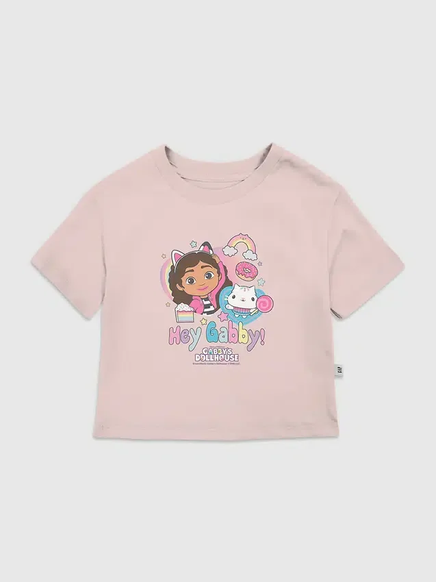 Dětské tričko s potiskem „Hey Gabby“ z řady Gabbys Dollhouse