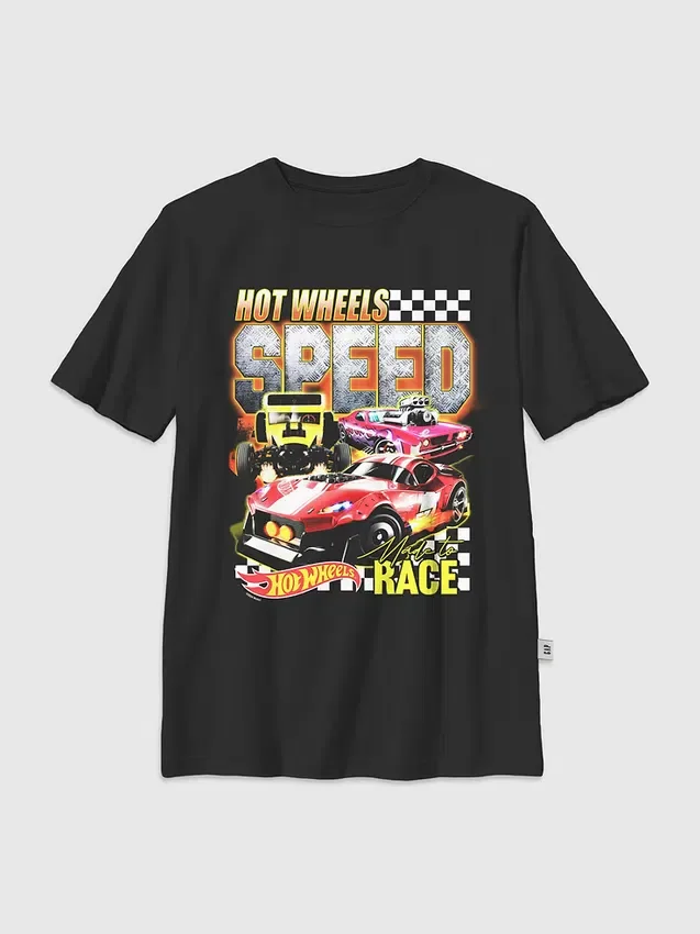 Dětské tričko s potiskem Hot Wheels Speed