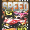 Dětské tričko s potiskem Hot Wheels Speed
