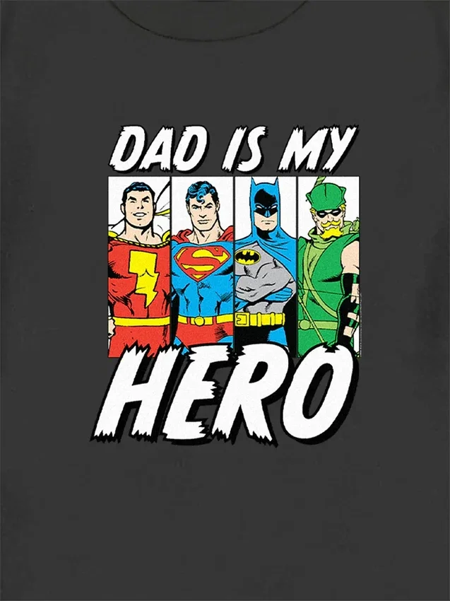 Dětské tričko s potiskem hrdinů z Justice League od DC Comics