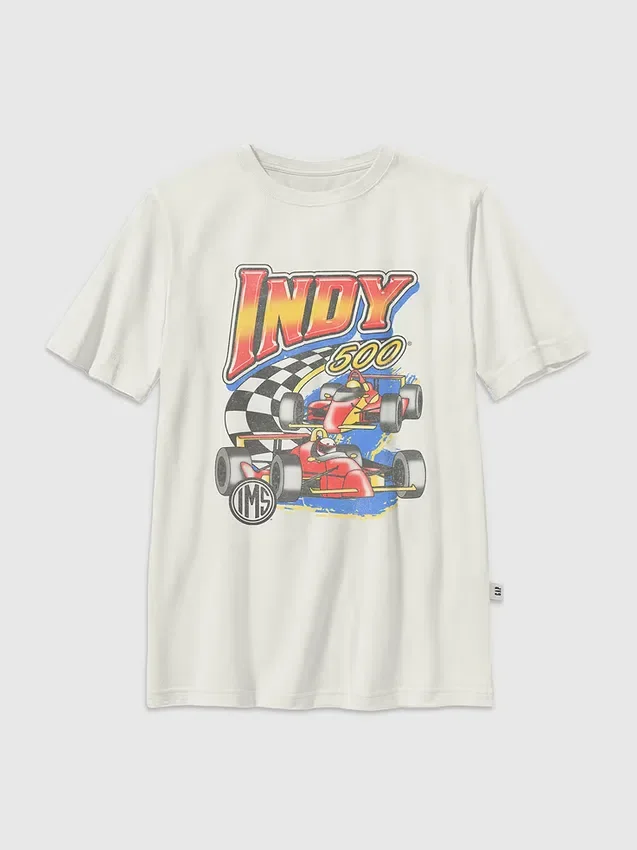 Dětské tričko s potiskem „Indy 500 Swoosh“