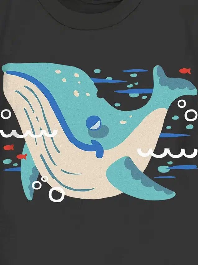 Dětské tričko s potiskem „Its a Whale“