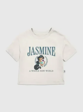 Dětské tričko s potiskem Jasmine v stylu Collegiate