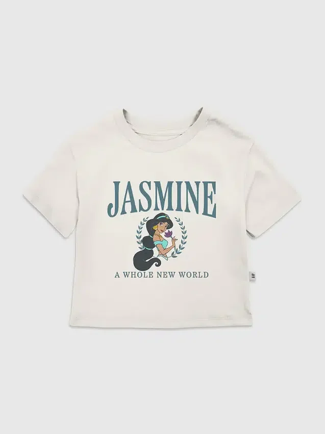 Dětské tričko s potiskem Jasmine v stylu Collegiate