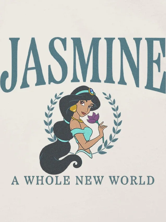 Dětské tričko s potiskem Jasmine v stylu Collegiate