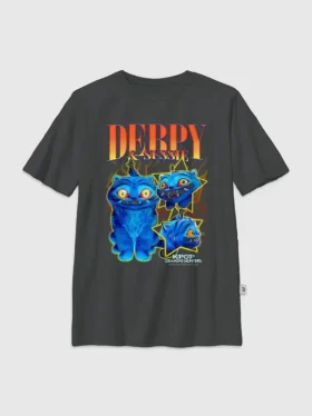 Dětské tričko s potiskem K-Pop Demon Hunters Derpy Y2K