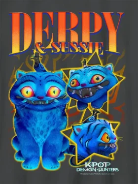 Dětské tričko s potiskem K-Pop Demon Hunters Derpy Y2K