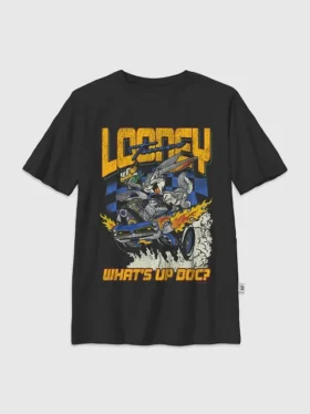 Dětské tričko s potiskem Looney Tunes Rabbit Racer