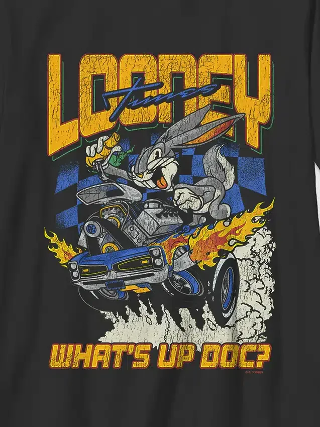 Dětské tričko s potiskem Looney Tunes Rabbit Racer