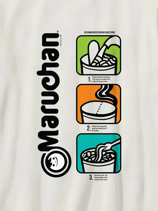 Dětské tričko s potiskem Maruchan ve stylu pop art