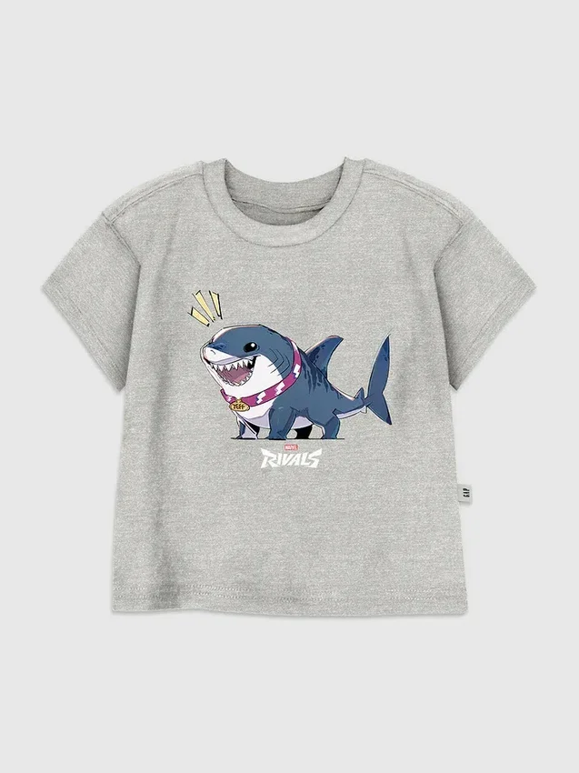 Dětské tričko s potiskem „Marvel Rivals Jeff the Shark“