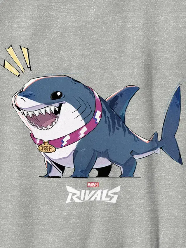 Dětské tričko s potiskem Marvel Rivals Jeff the Shark