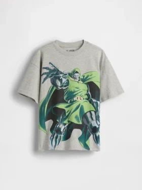 Dětské tričko s potiskem Marvel v volném střihu