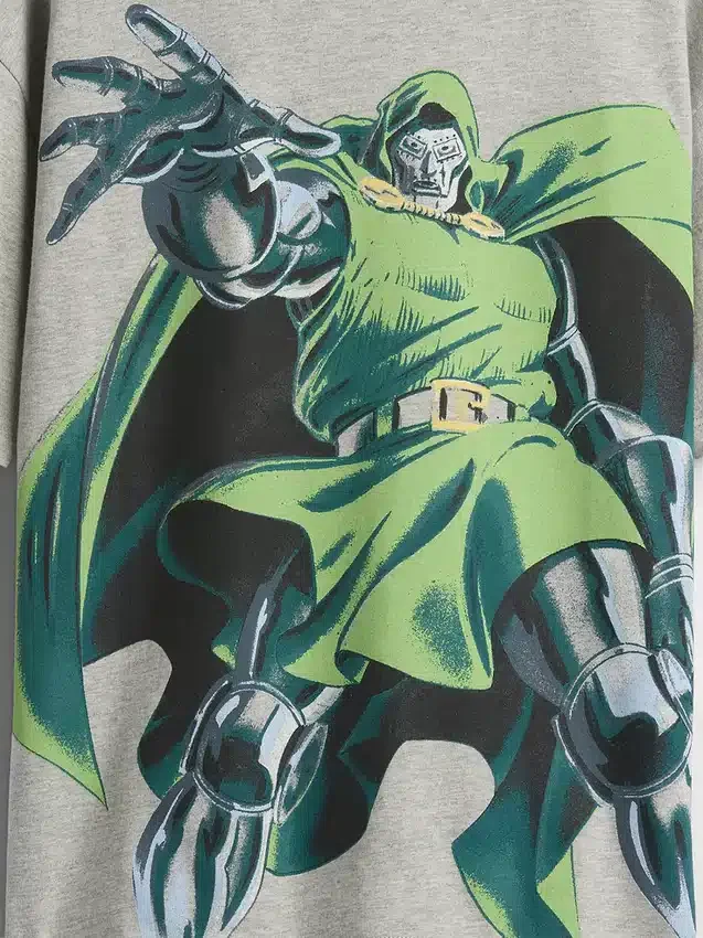 Dětské tričko s potiskem Marvel v volném střihu