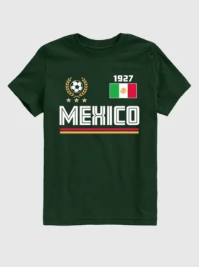 Dětské tričko s potiskem mexického fotbalového dresu