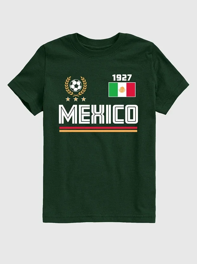 Dětské tričko s potiskem mexického fotbalového dresu